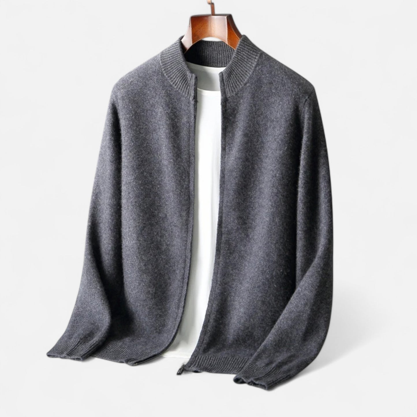 Old Monarchy | Men’s Merino Wool Mock Neck Sweater