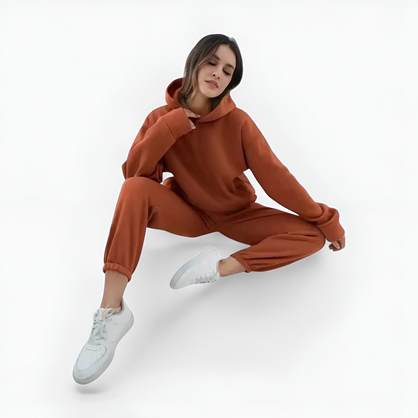 Old Monarchy | Women’s Two-Piece Lounge Tracksuit – Hooded Sweatshirt & Trousers