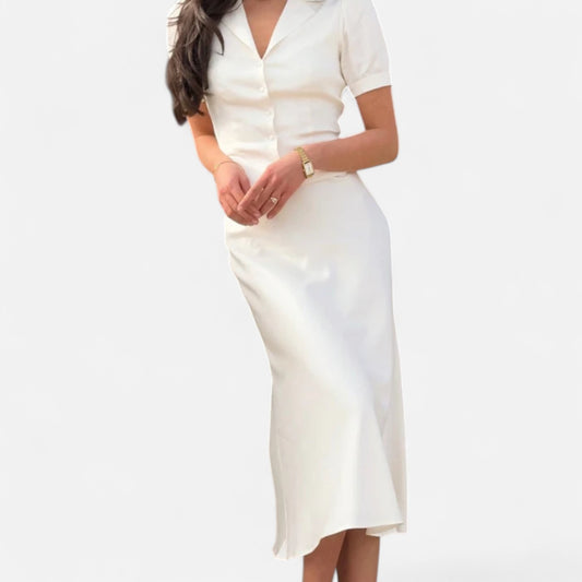 Old Monarchy | Women’s Pearl Two-Piece Set – Coordinated Elegance for Office, Occasions & Refined Daily Wear