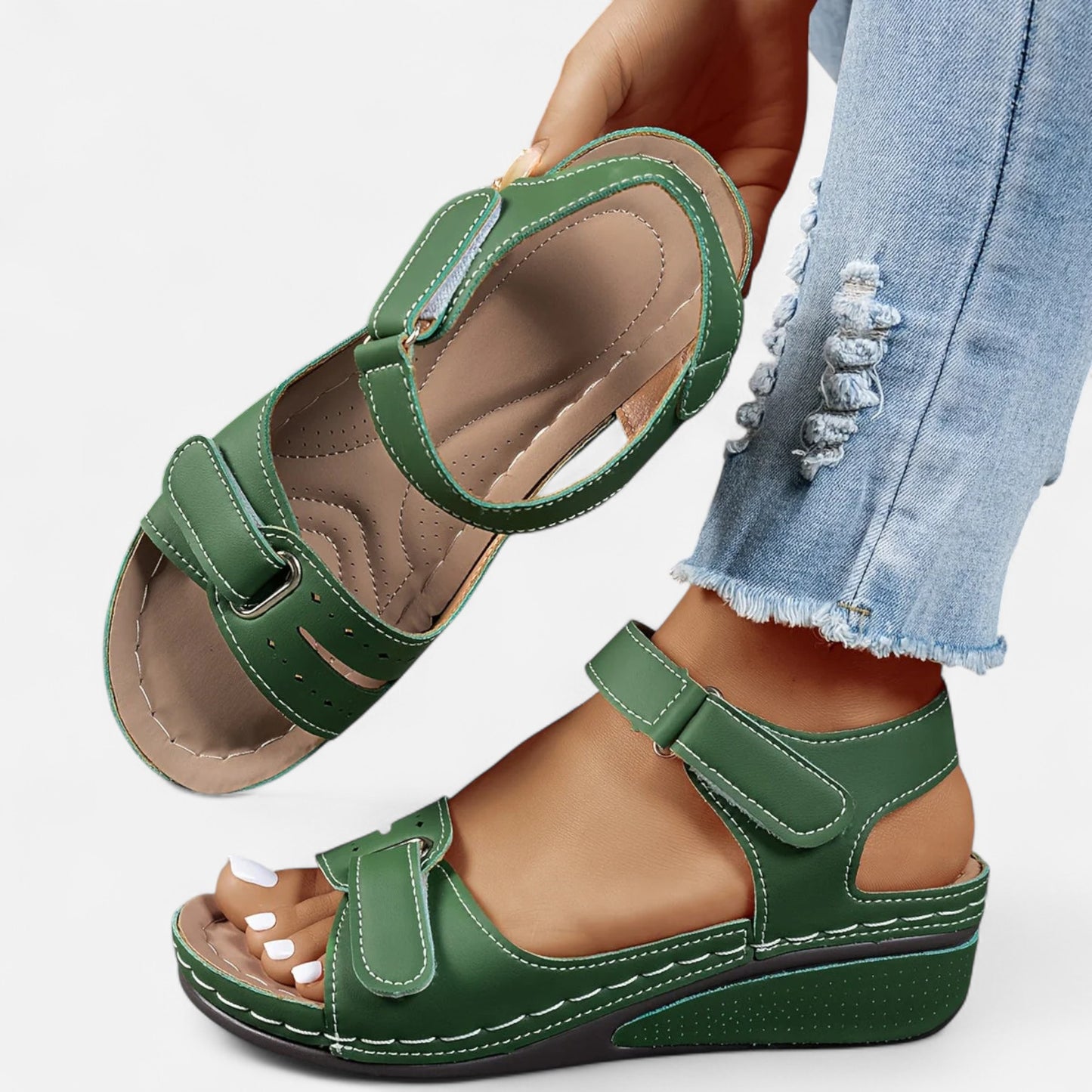 Old Monarchy | Women’s Orthopaedic Leather Sandals