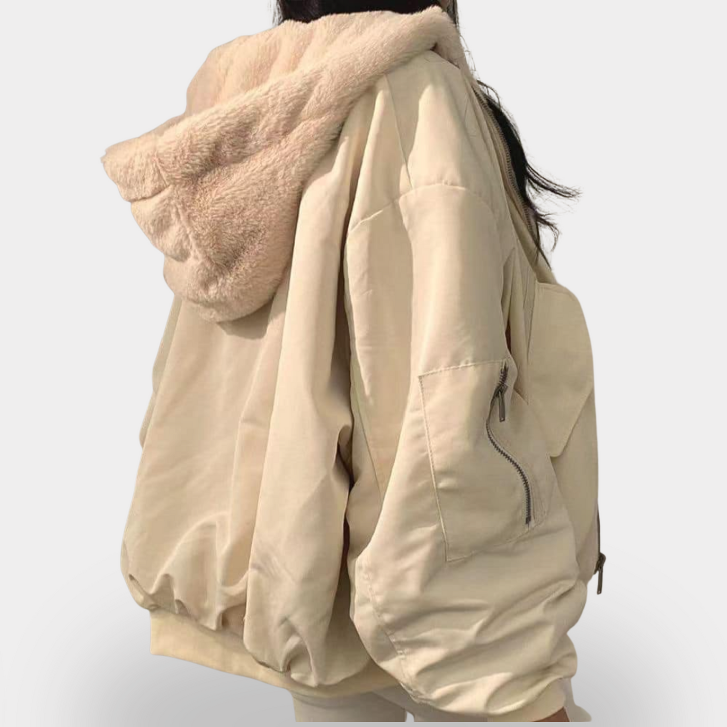 Old Monarchy | Women’s Fleece Hooded Jacket – Cozy Warmth, Effortless Style