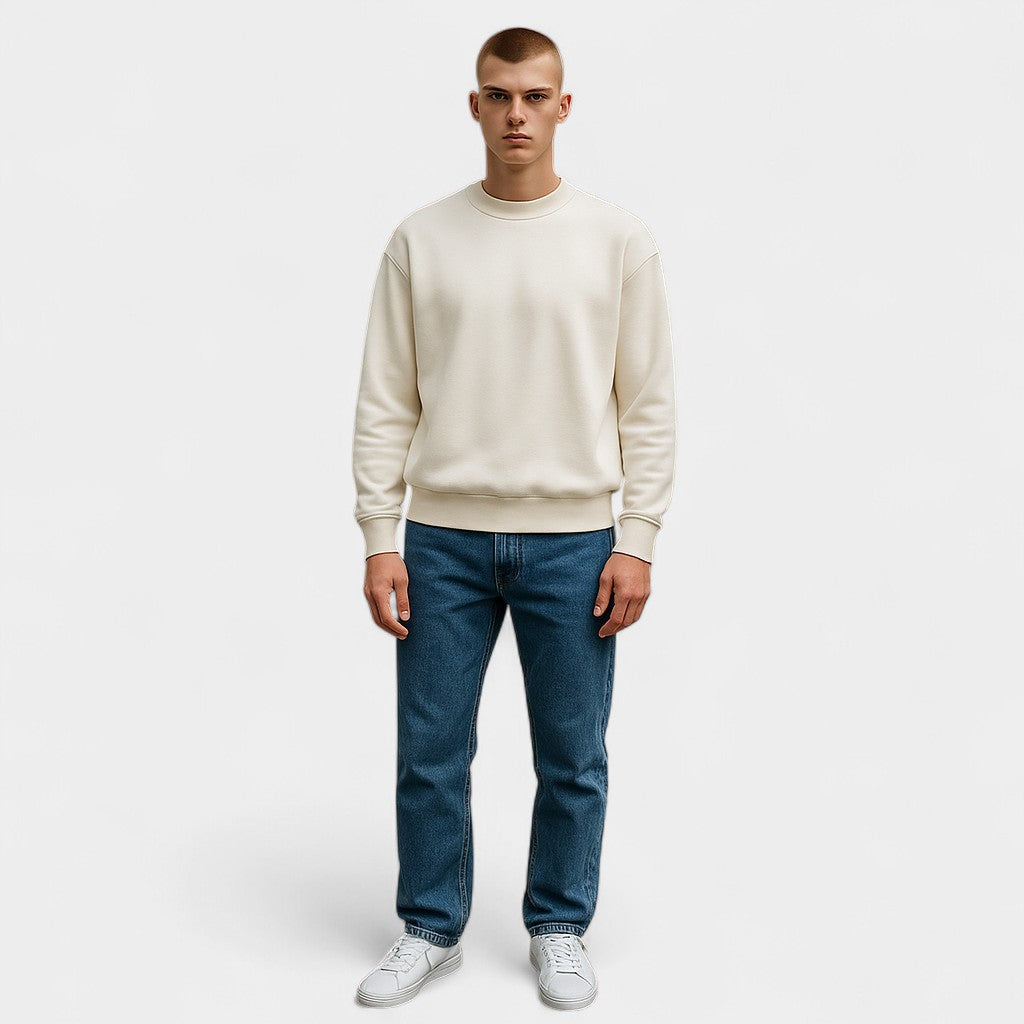Old Monarchy | Men’s Half-Turtleneck Sweater – Refined Comfort, Modern Layering