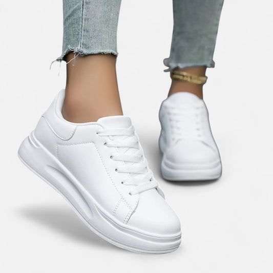 Old Monarchy | Women’s Heritage White Leather Sneakers