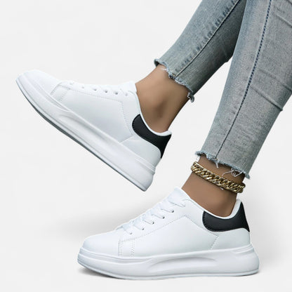 Old Monarchy | Women’s Heritage White Leather Sneakers