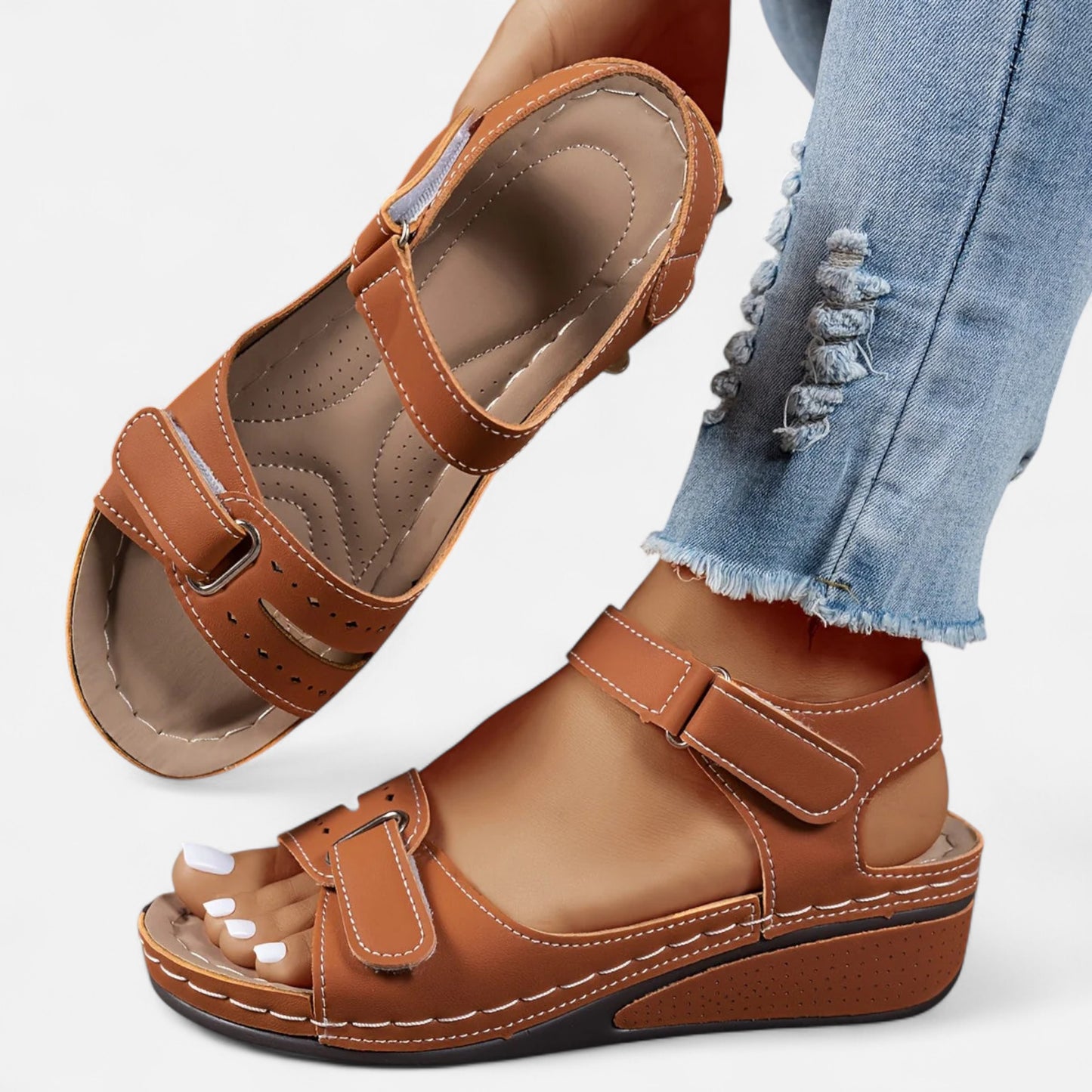 Old Monarchy | Women’s Orthopaedic Leather Sandals