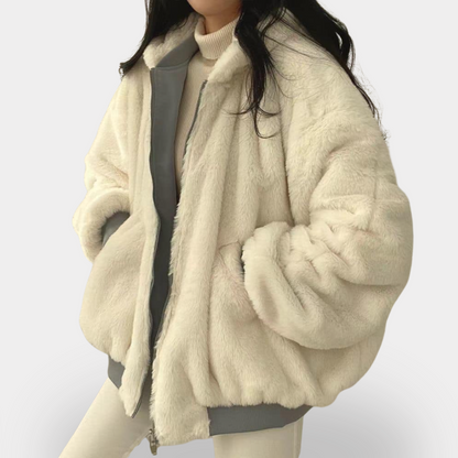 Old Monarchy | Women’s Fleece Hooded Jacket – Cozy Warmth, Effortless Style