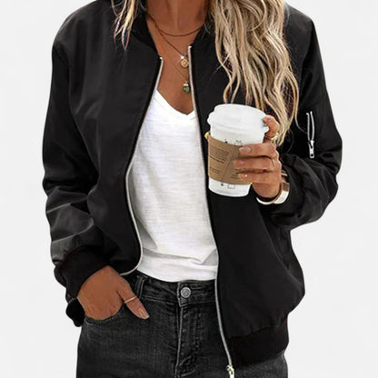 Old Monarchy | Women’s Classic Zip Bomber Jacket
