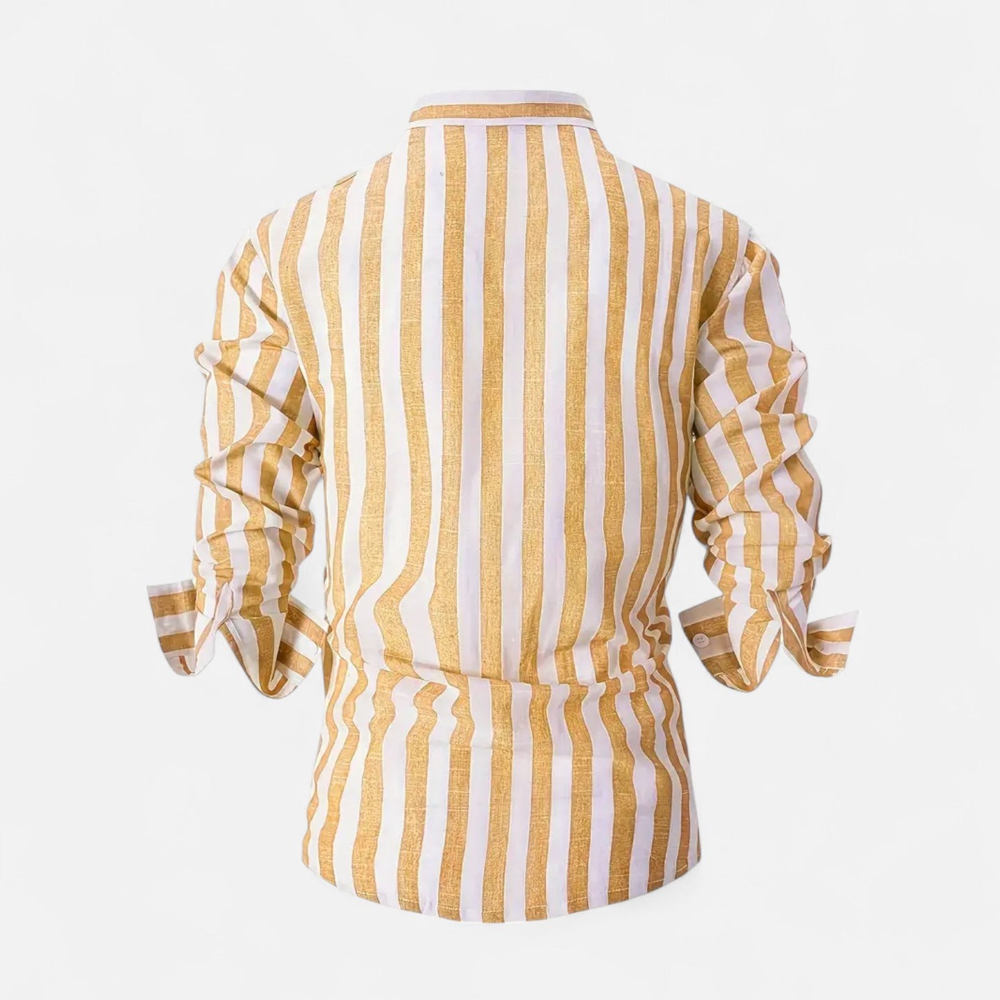Old Monarchy | Men’s Striped Button-Up Shirt – Tailored Sophistication, Effortless Everyday Elegance