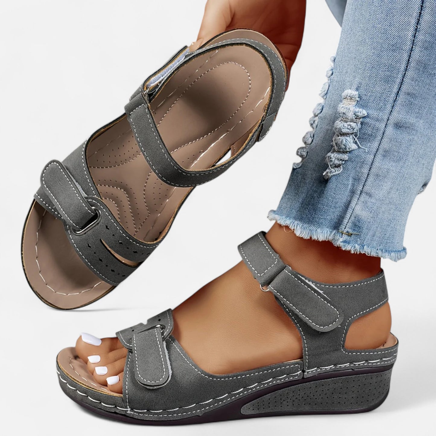 Old Monarchy | Women’s Orthopaedic Leather Sandals