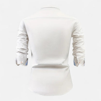 Old Monarchy | Men’s Vintage Cotton Shirt – Timeless Utility, Everyday Refinement in a Classic Fit