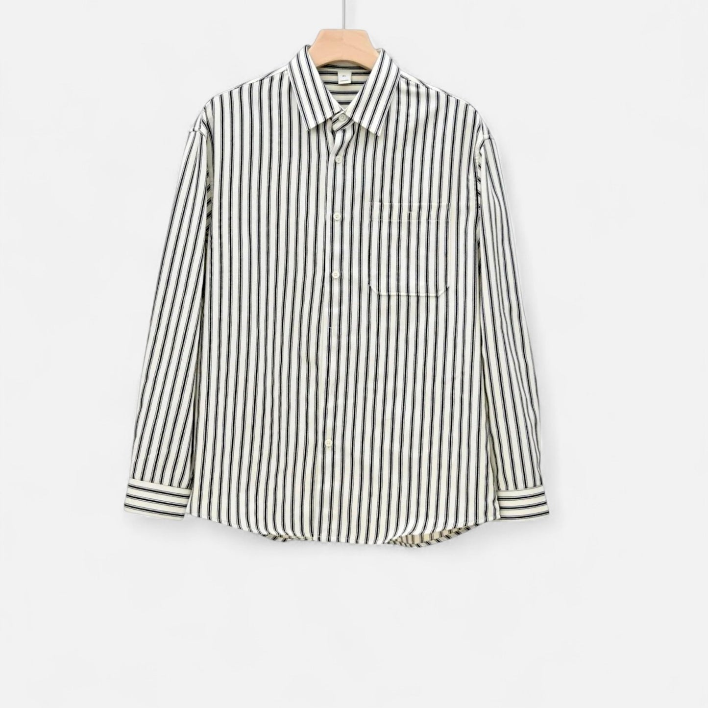 Old Monarchy | Men's Striped Long Sleeve Shirt – Lightweight Summer Layers, Classic Coastal Style