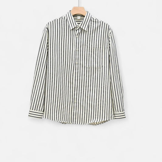 Old Monarchy | Men's Striped Long Sleeve Shirt – Lightweight Summer Layers, Classic Coastal Style
