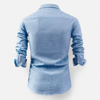 Old Monarchy | Men’s Vintage Cotton Shirt – Timeless Utility, Everyday Refinement in a Classic Fit