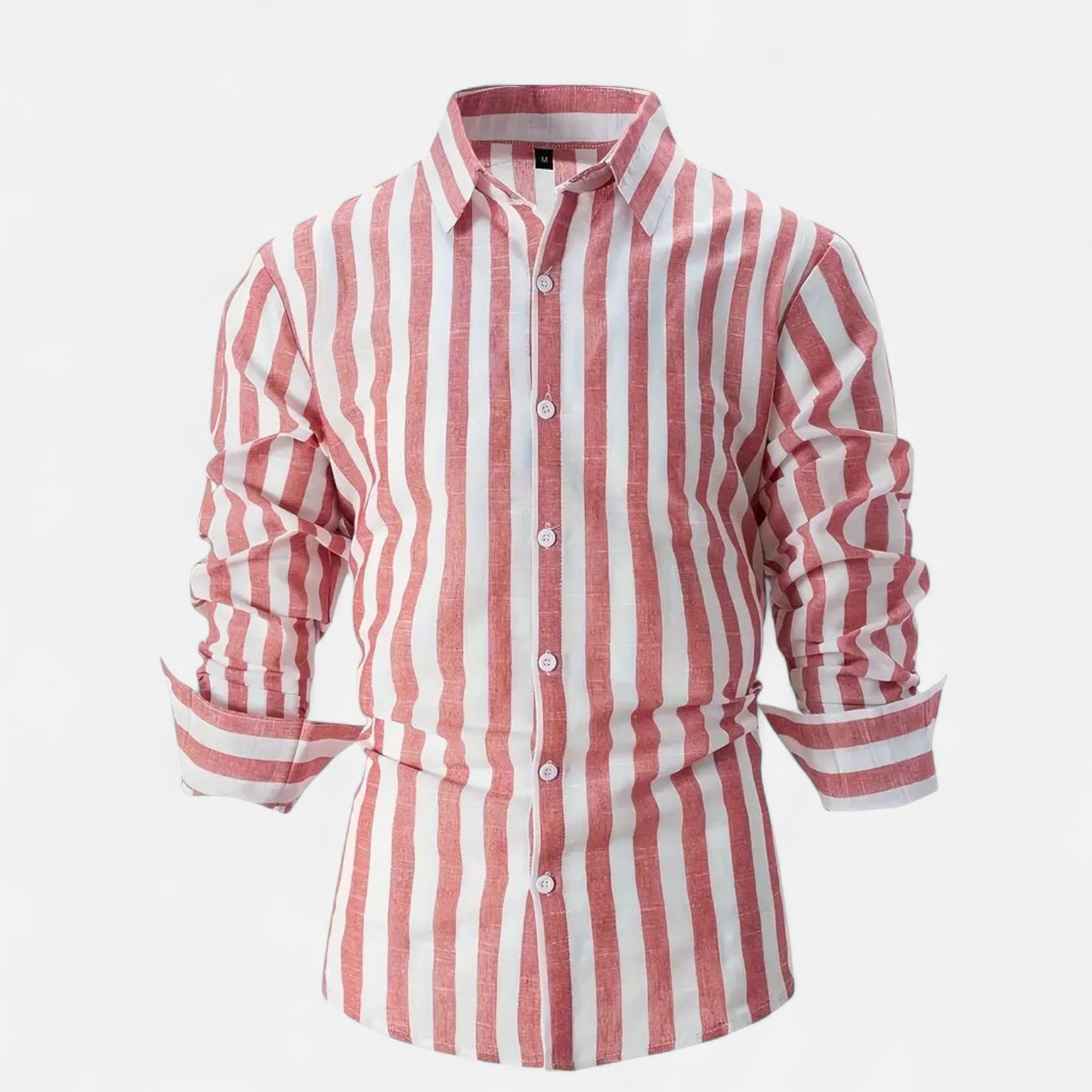 Old Monarchy | Men’s Striped Button-Up Shirt – Tailored Sophistication, Effortless Everyday Elegance