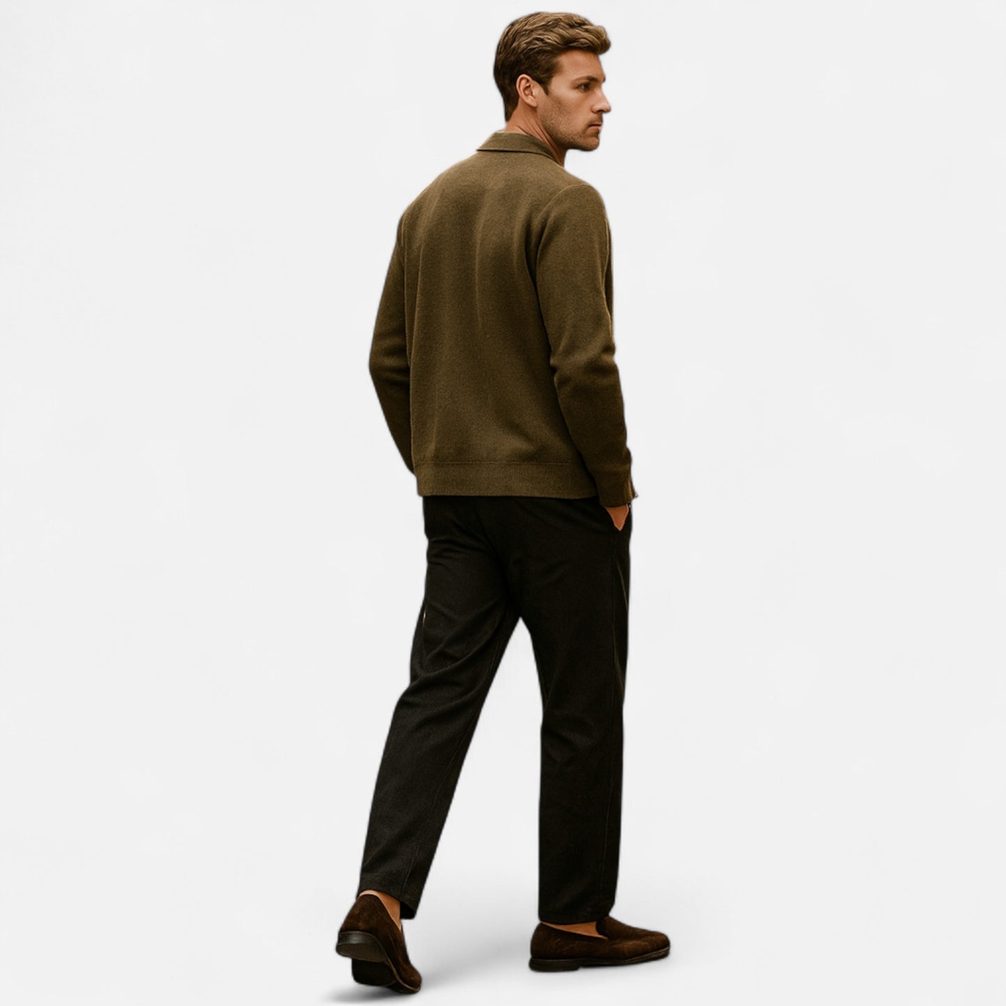 Old Monarchy | Men’s Cashmere Blend Cardigan
