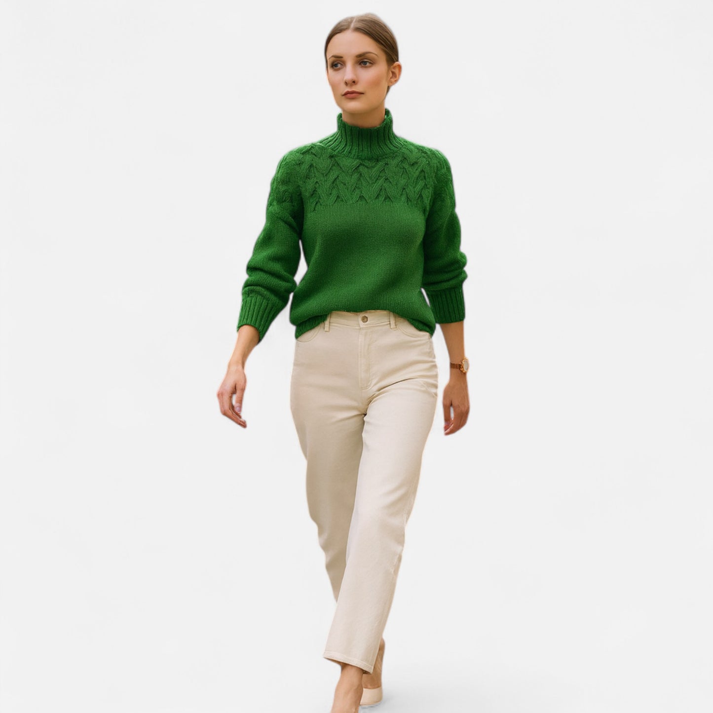 Old Monarchy | Women’s Lightweight Knit Turtleneck