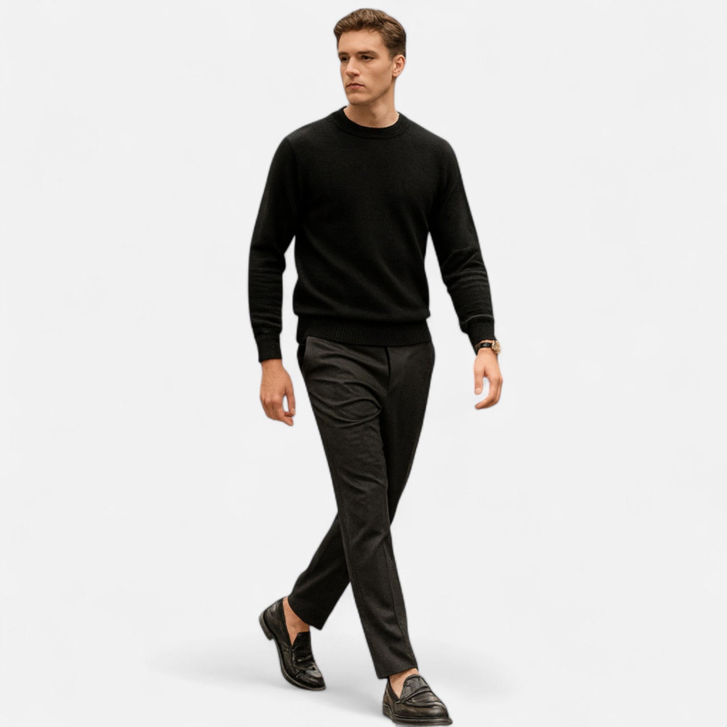 Old Monarchy | Men’s 100% Wool Crew Neck Sweater
