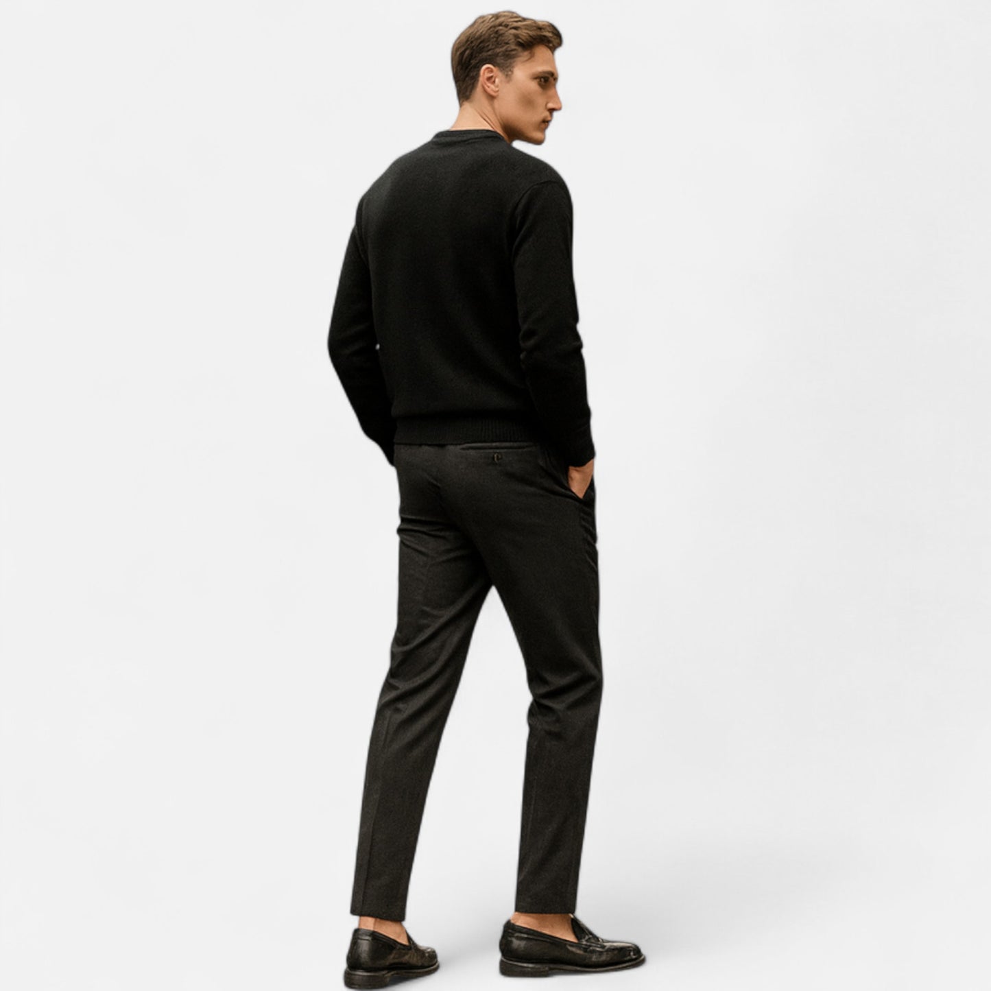 Old Monarchy | Men’s 100% Wool Crew Neck Sweater