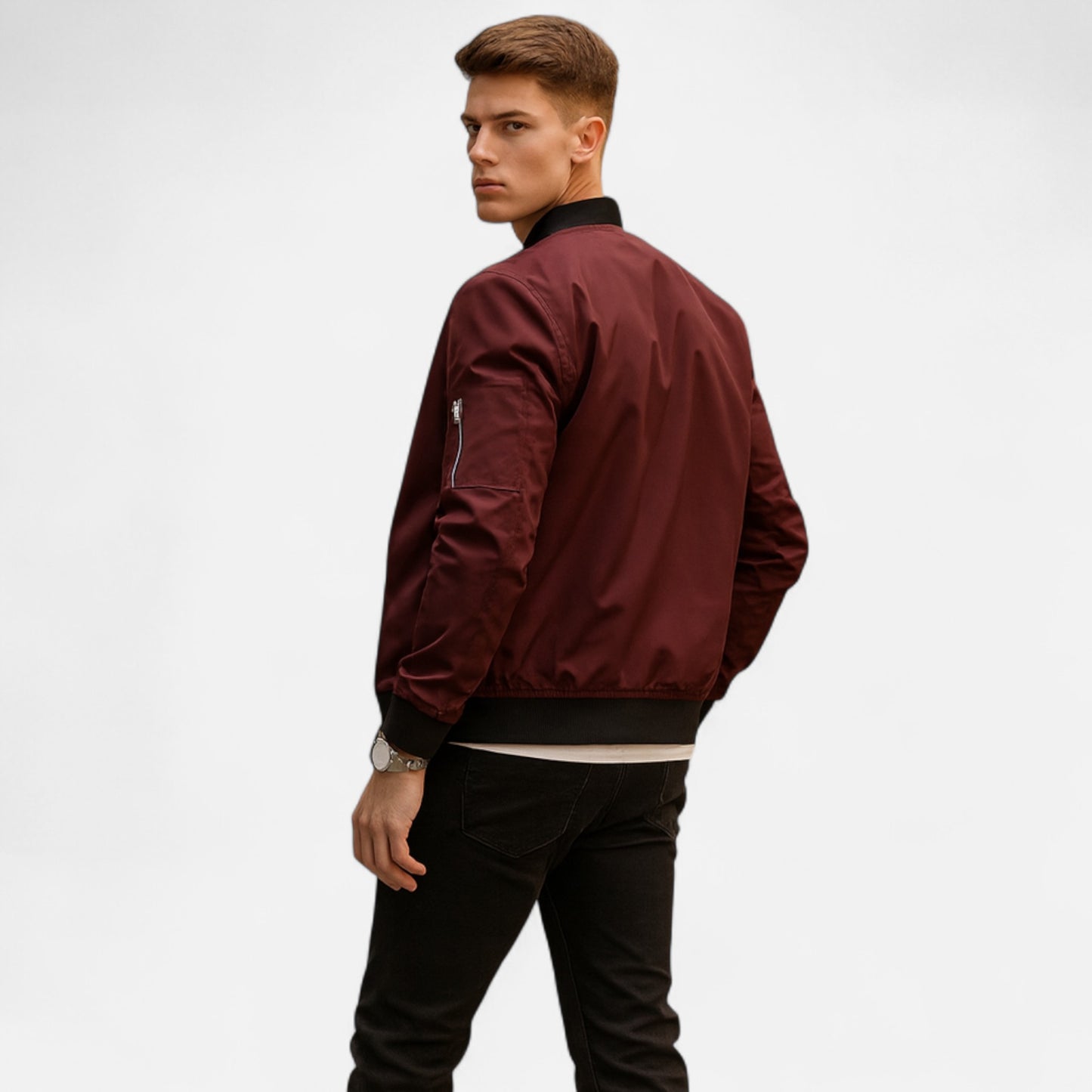 Old Monarchy | Men’s Classic Lightweight Bomber Jacket