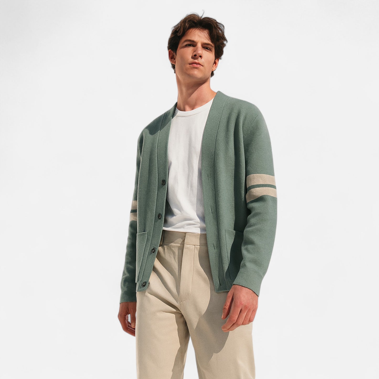 Old Monarchy | Men’s Merino Wool Cardigan