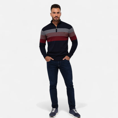 Old Monarchy | Men’s Quarter-Zip Sweater – Timeless Style, Refined Comfort