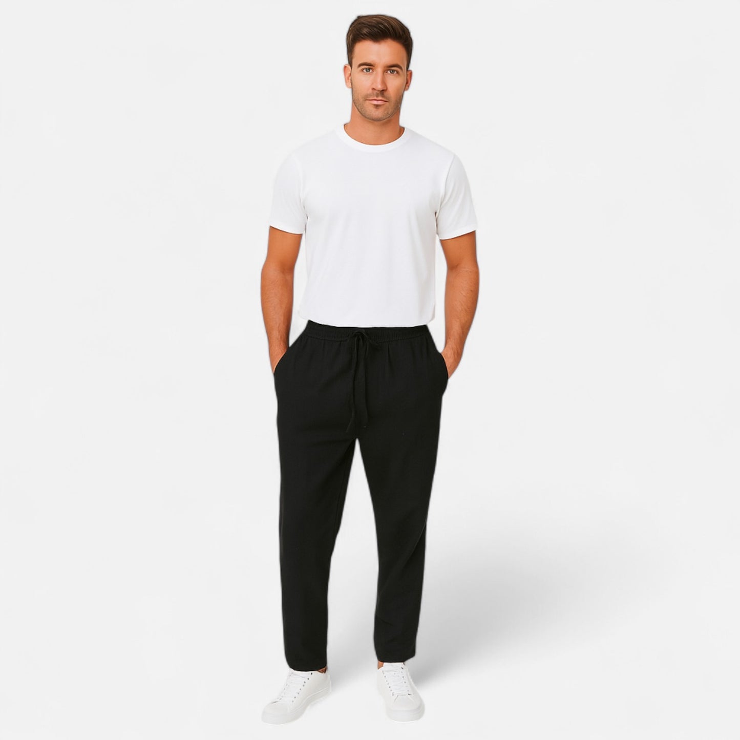 Old Monarchy | Men’s Linen Leisure Trousers – Lightweight Comfort with Relaxed Elegance for Everyday Ease