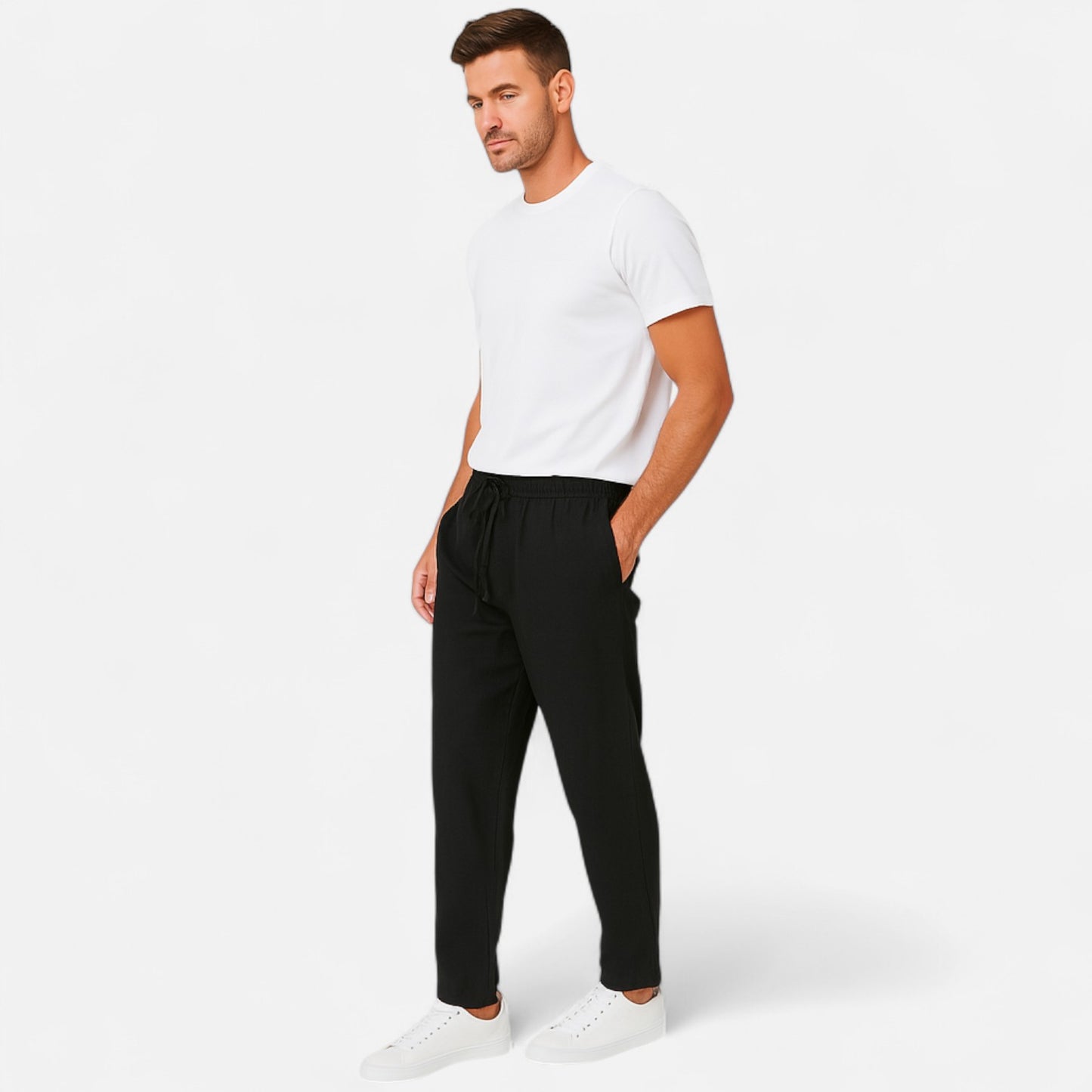 Old Monarchy | Men’s Linen Leisure Trousers – Lightweight Comfort with Relaxed Elegance for Everyday Ease
