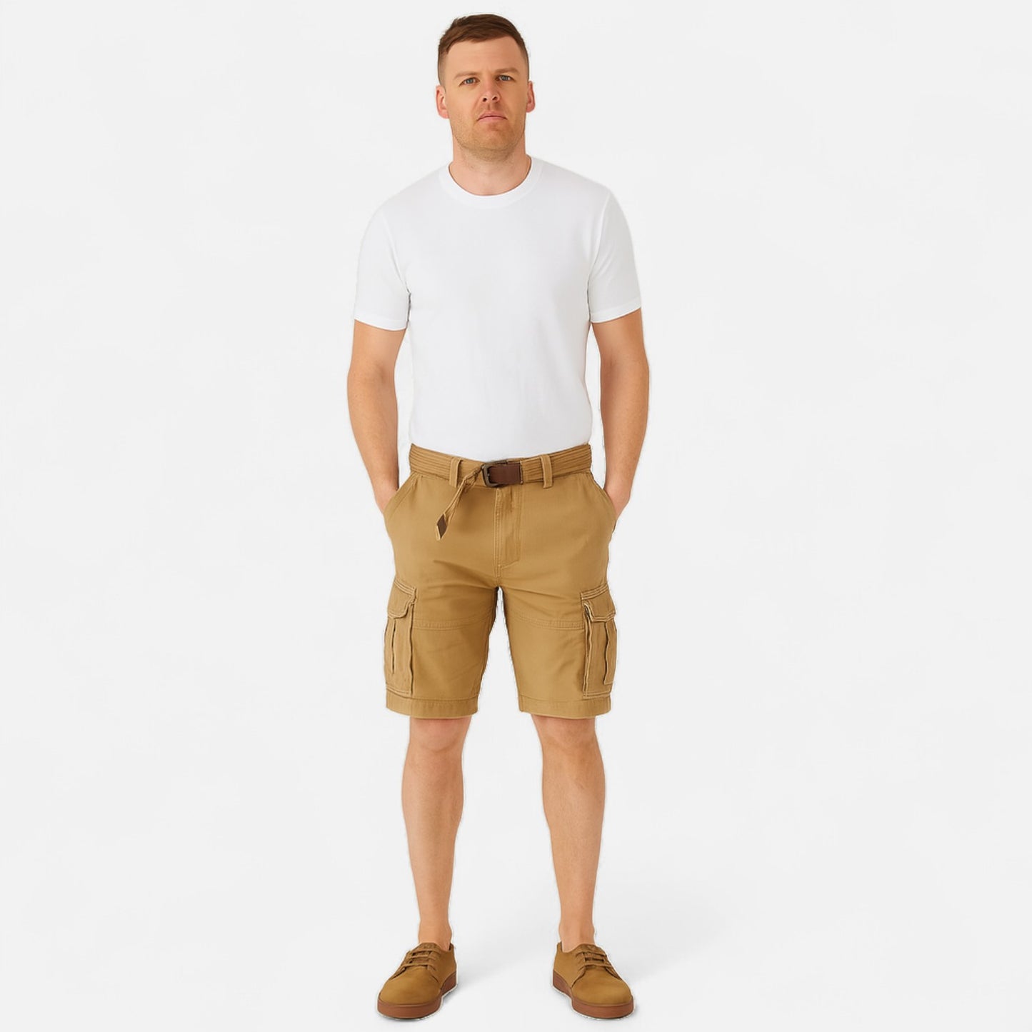 Old Monarchy | Men’s Palermo Cargo Shorts – Classic Utility with Timeless Design for Everyday & Casual Adventure