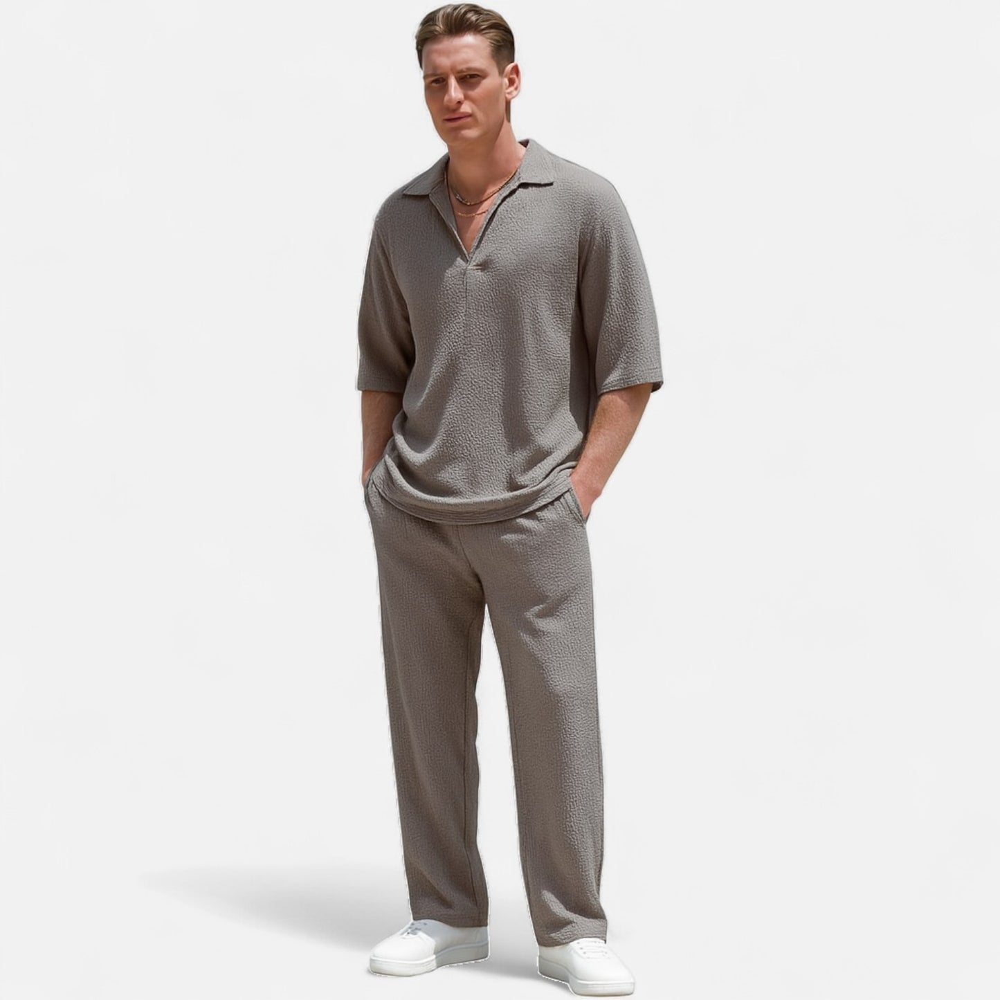 Old Monarchy | Men’s Luxe Co-Ord Set – Premium Two-Piece with Tailored Comfort for Refined Casual Wear