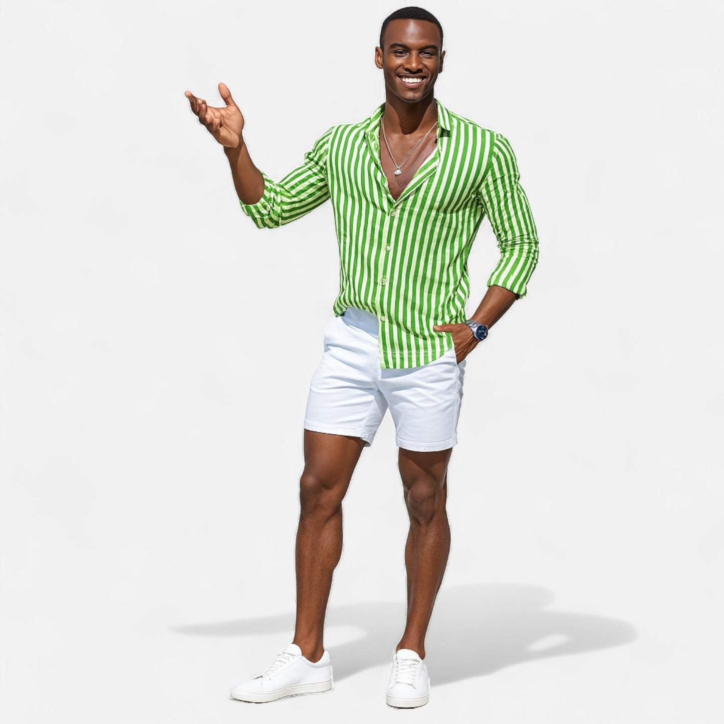 Old Monarchy | Men’s Riviera Linen Shirt – Lightweight Mediterranean Elegance for Refined Summer Dressing