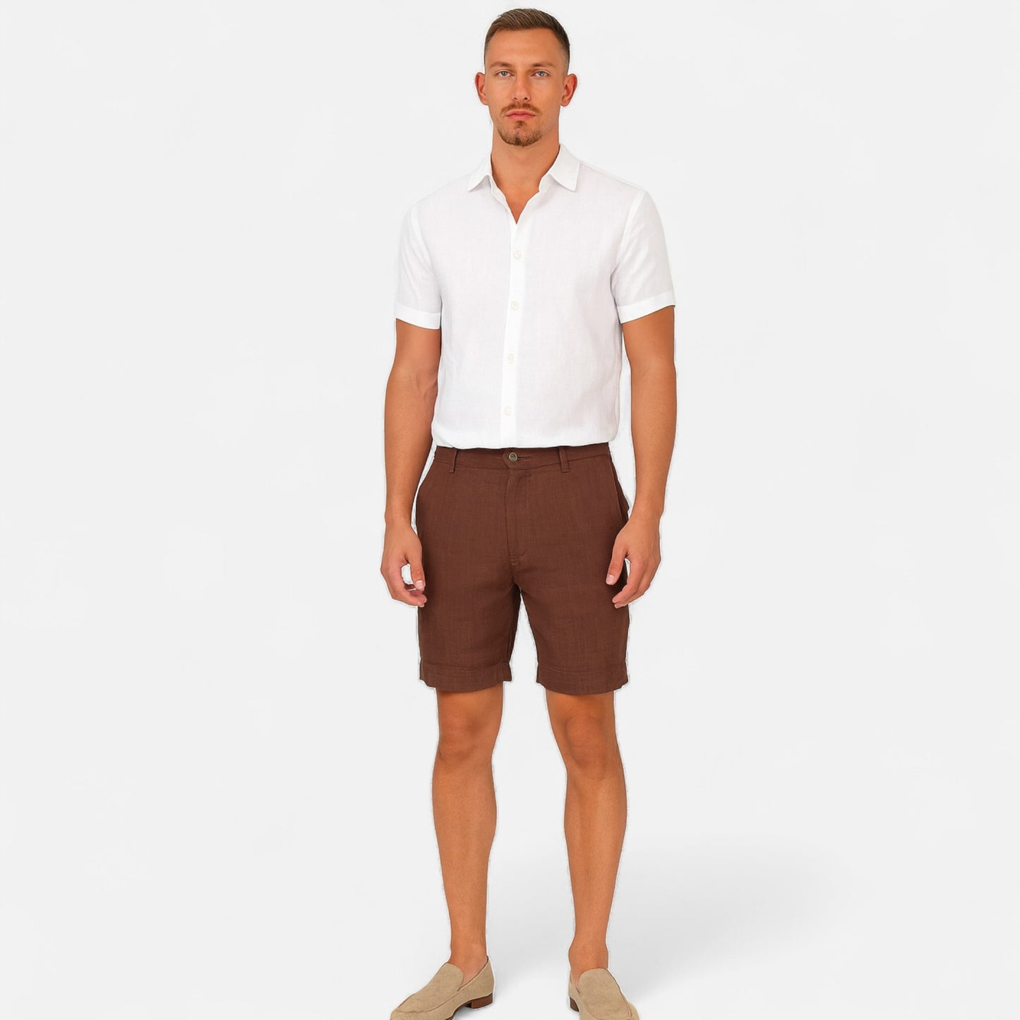 Old Monarchy | Men’s Linen Shorts – Lightweight Breathability, Tailored Summer Ease