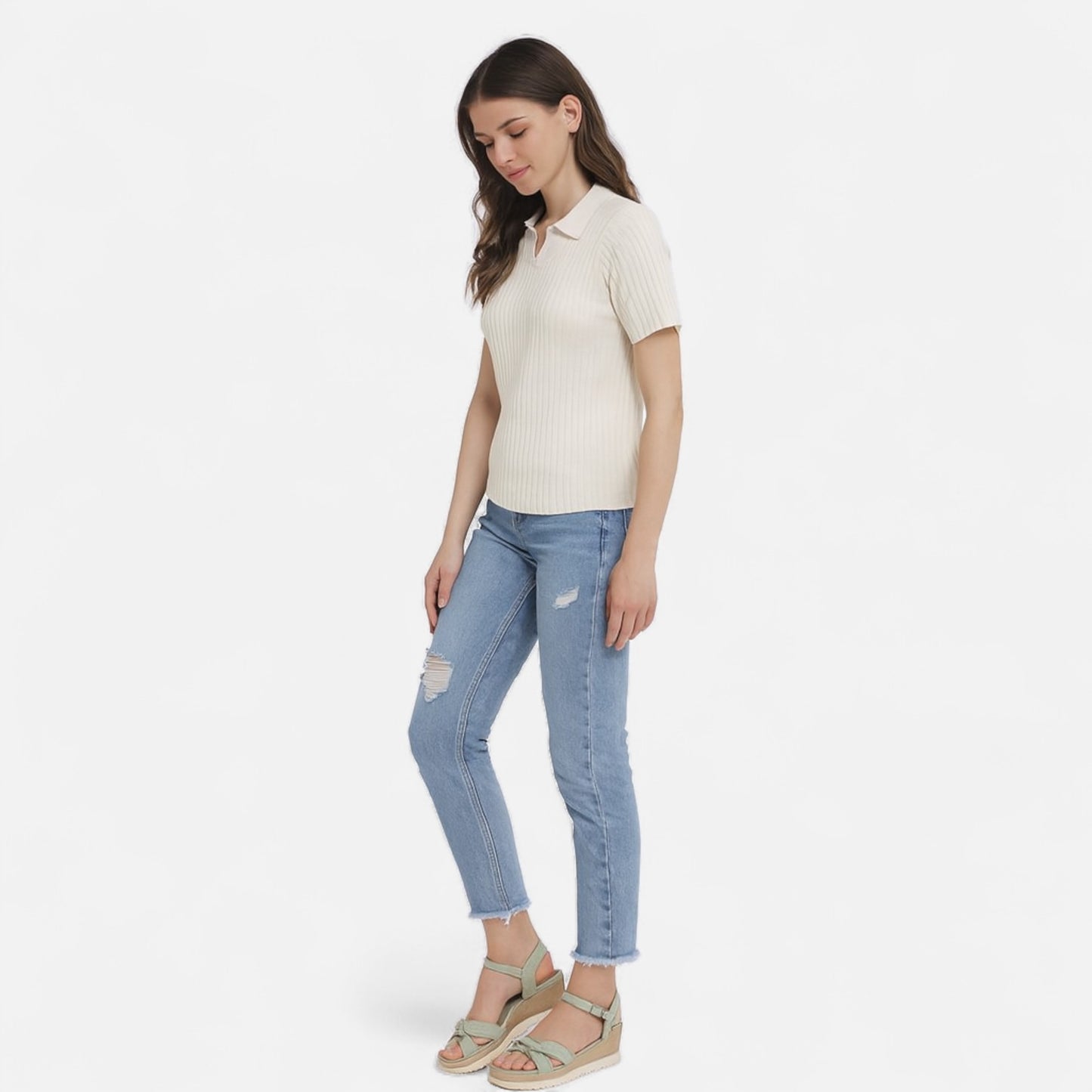 Old Monarchy | Women’s Adjustable Heeled Sandals – Graceful Lift, Tailored Summer Elegance