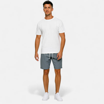 Men’s High-Waisted Shorts – Vintage Structure, Modern Versatility
