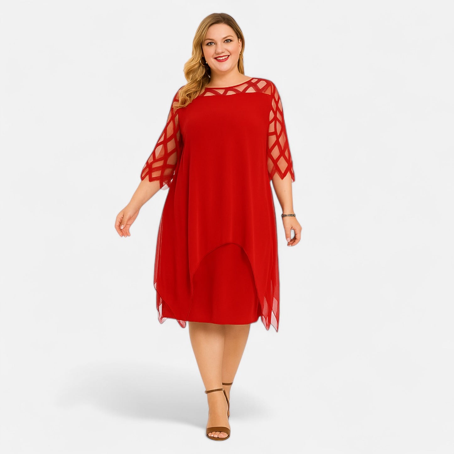 Women’s Plus-Size Dress – Flattering Shape, Effortless Elegance