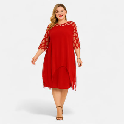 Women’s Plus-Size Dress – Flattering Shape, Effortless Elegance