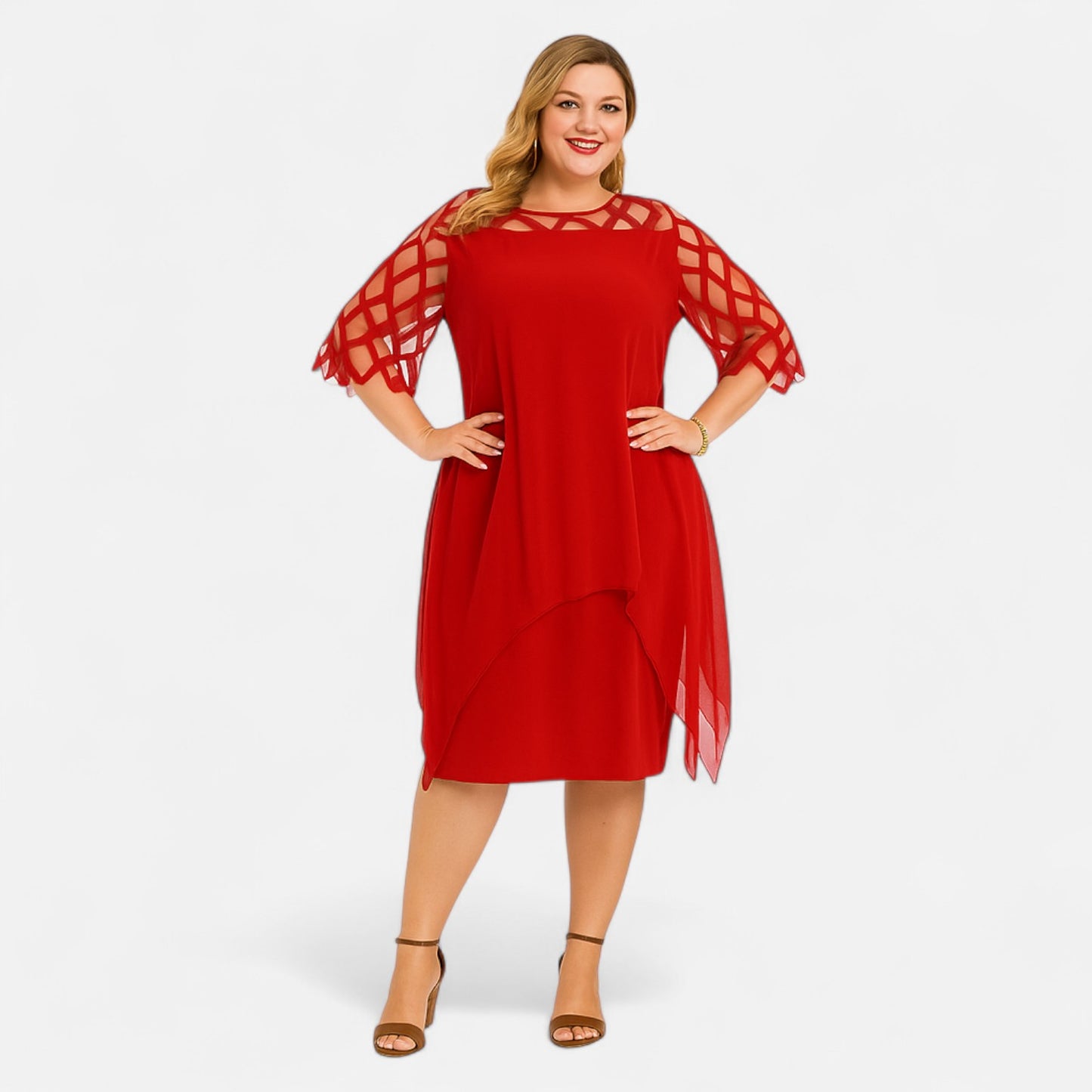 Women’s Plus-Size Dress – Flattering Shape, Effortless Elegance