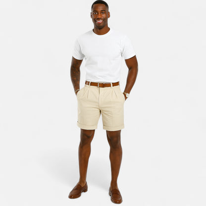 Men’s Summer Tailored Shorts – Timeless Cut, Quiet Luxury