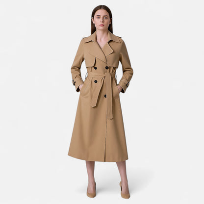 Old Monarchy | Women's Long Coat – Tailored Warmth, Timeless Silhouette