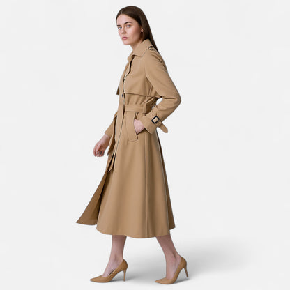 Old Monarchy | Women's Long Coat – Tailored Warmth, Timeless Silhouette