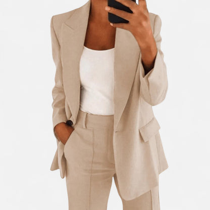 Old Monarchy | Women's Two-Piece Elegant Suit – Tailored Sophistication, Modern Feminine Power