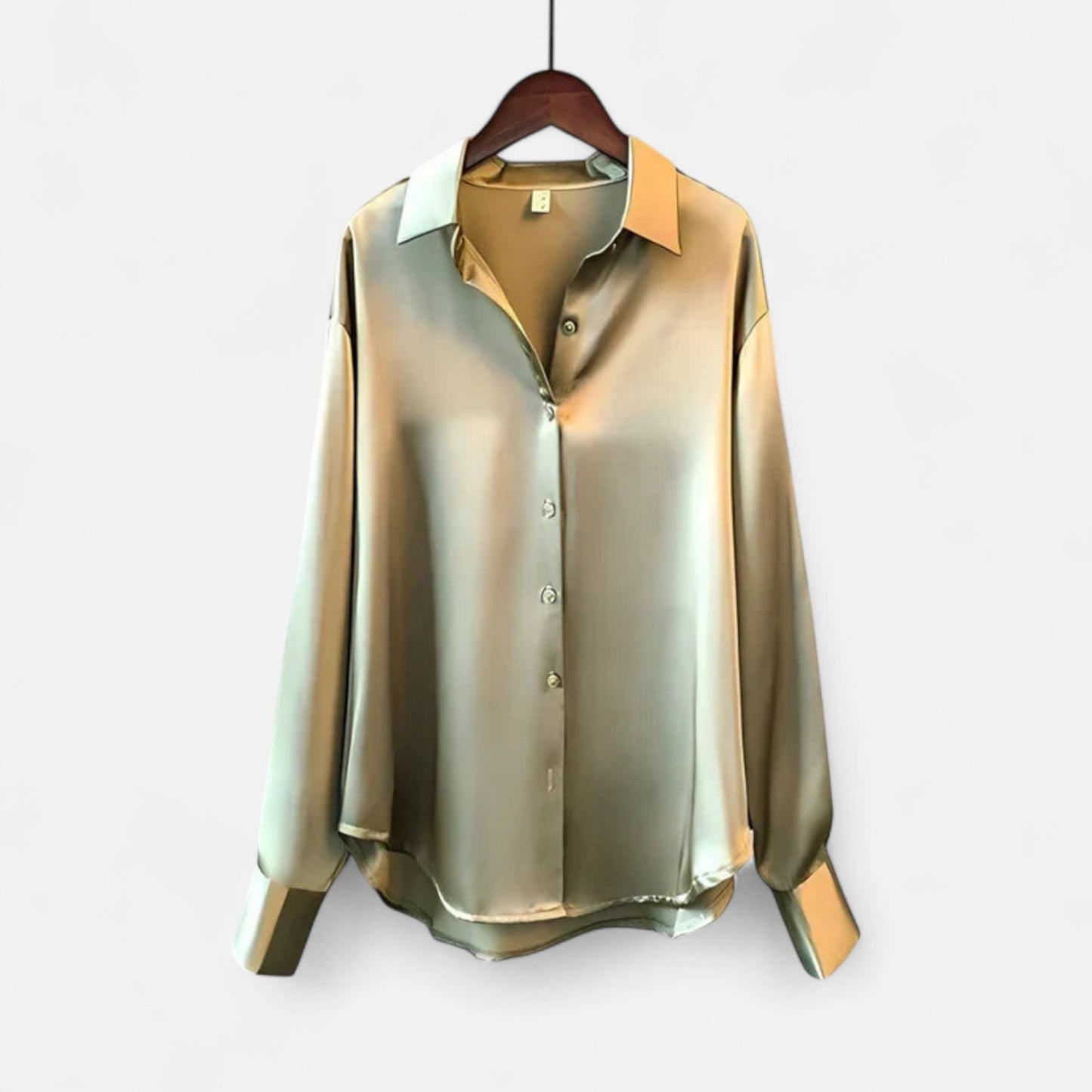 Old Monarchy | Women’s Silk Shirt – Timeless Elegance in a Lustrous Finish