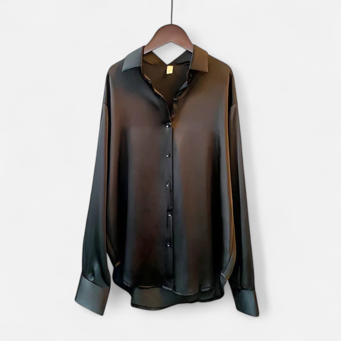 Old Monarchy | Women’s Silk Shirt – Timeless Elegance in a Lustrous Finish