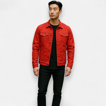 Old Monarchy | Men’s Denim Jacket – Classic Cut, Modern Edge