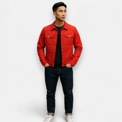 Old Monarchy | Men’s Denim Jacket – Classic Cut, Modern Edge