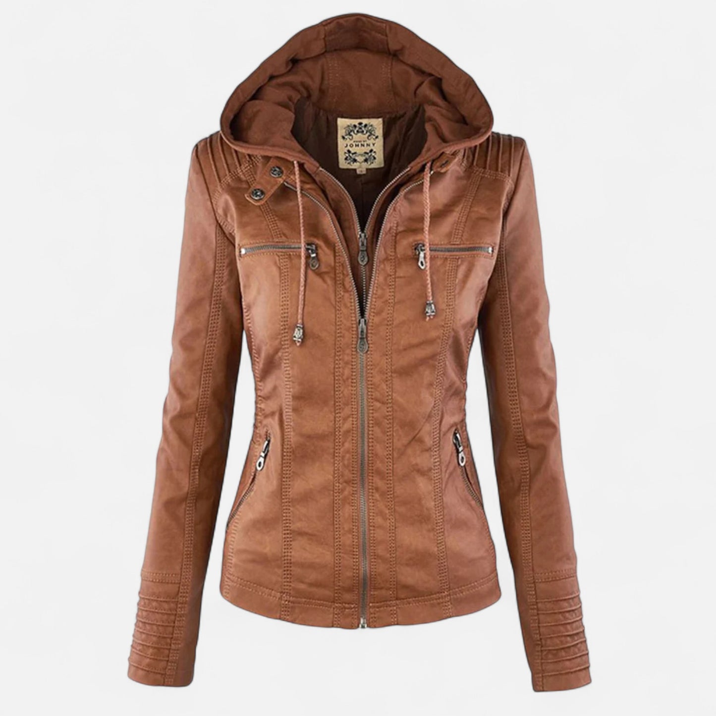 Old Monarchy | Women’s Leather Jacket – Timeless Elegance, Refined Edge