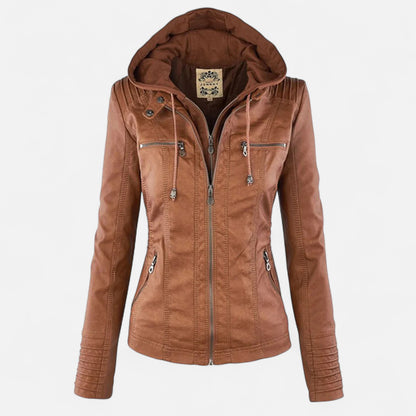 Old Monarchy | Women’s Leather Jacket – Timeless Elegance, Refined Edge