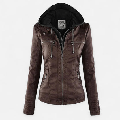 Old Monarchy | Women’s Leather Jacket – Timeless Elegance, Refined Edge