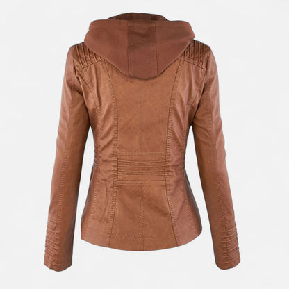 Old Monarchy | Women’s Leather Jacket – Timeless Elegance, Refined Edge