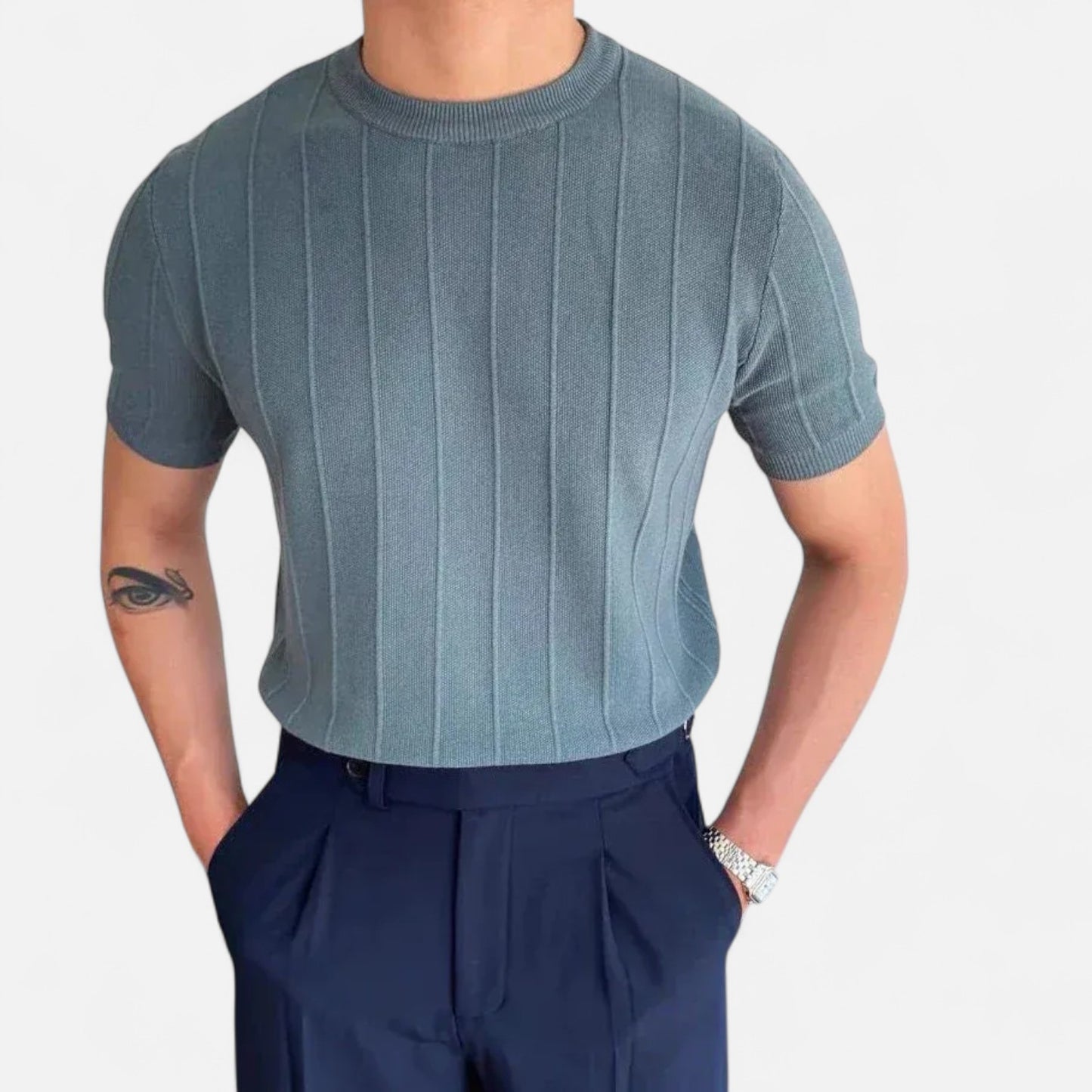 Old Monarchy | Men's Summer Short Sleeve Polo – Quiet Luxury, Timeless 'Old Money' Aesthetic