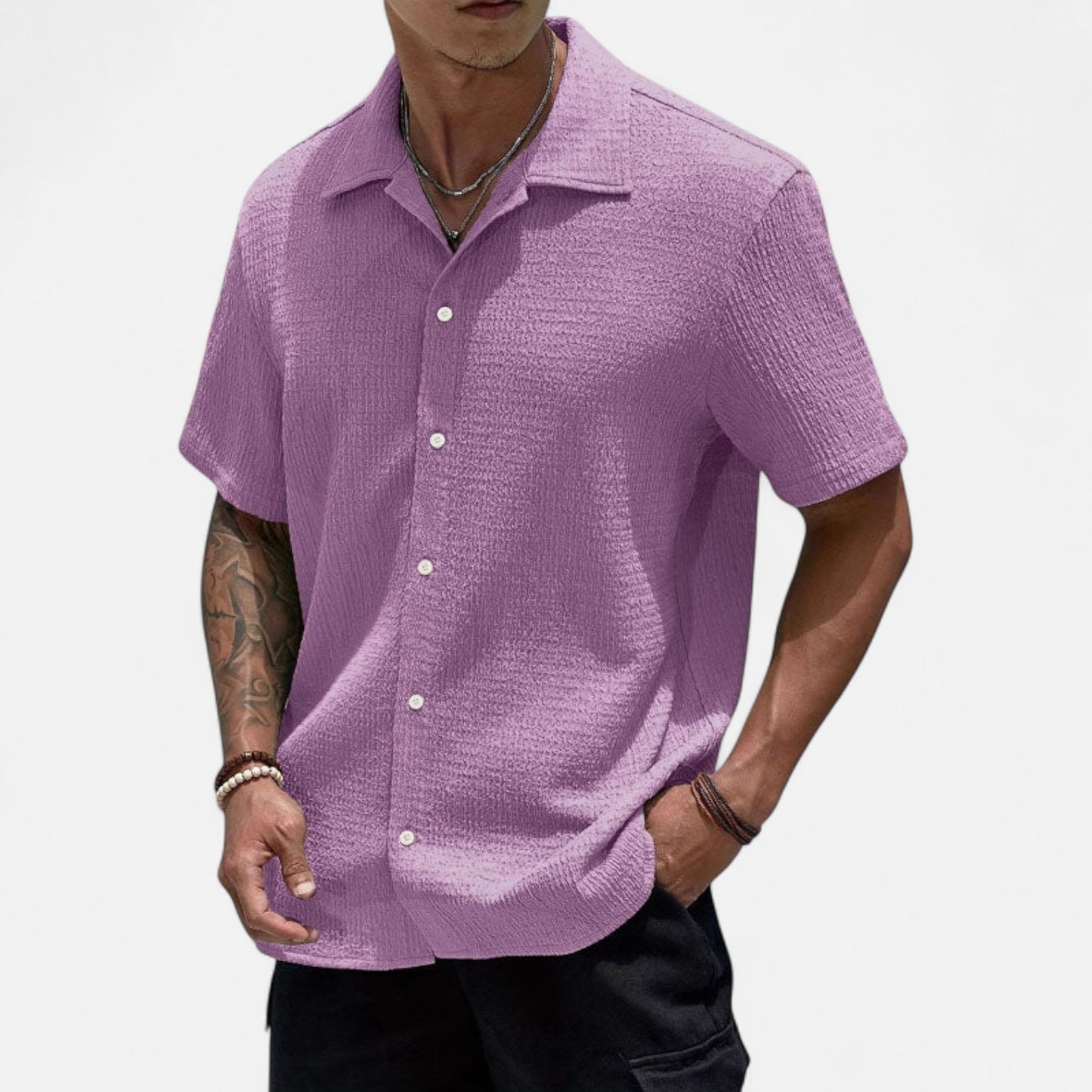 Old Monarchy | Men’s Loose-Fit Casual Shirt – Relaxed Silhouette with Effortless Everyday Style